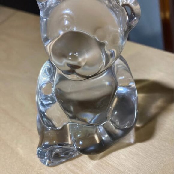 Princess House Germany Lead Crystal Bear Ornament - Picture 1 of 7